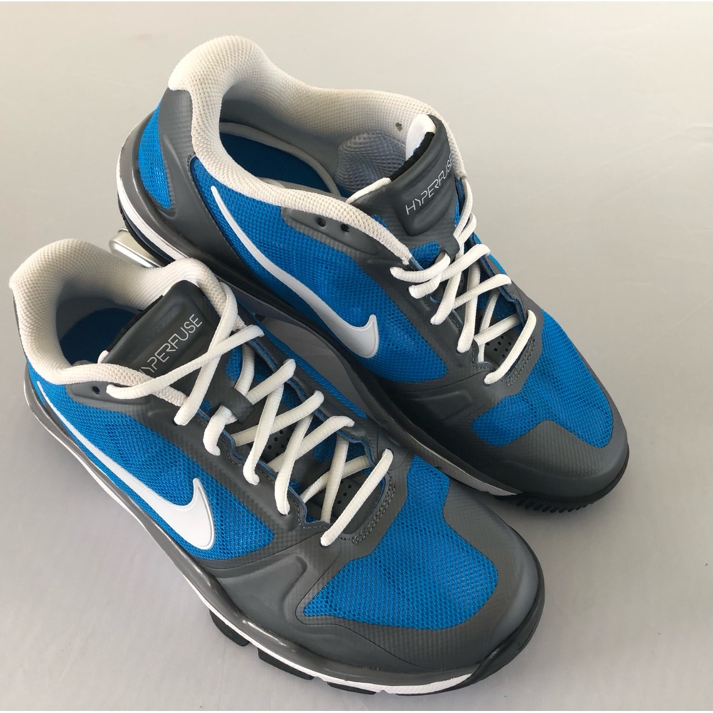 Nike vapor TX Max , Hyperfuse , blue / grey , size 9